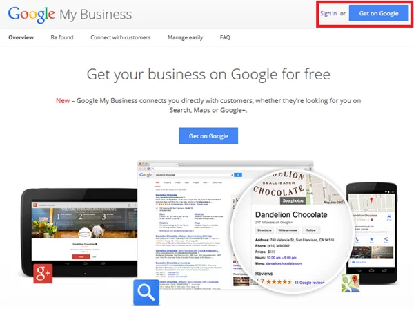 google my business listing agency manchester